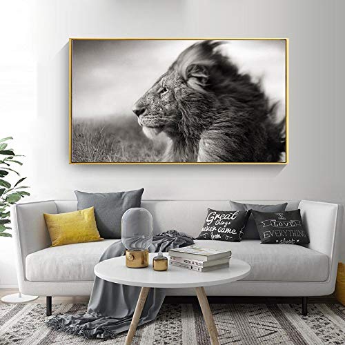 KWzEQ Imprimir en Lienzo Animal Salvaje león Pared decoración del hogar Sala Arte Carteles fotos30x45cmPintura sin Marco