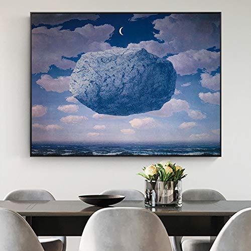 KWzEQ Imprimir en Lienzo Piedra Azul en el Cielo Pared Arte Imagen Sala de Estar decoración del hogar60x75cmPintura sin Marco