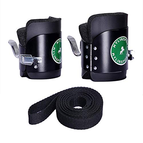 KYLIN SPORT - Tobilleras de inversión anti-gravedad, ideal para abdominales, terapia de entrenamiento, fitness, ganchos para acople en barra de dominadas, perfecto para ejercicios de parte superior