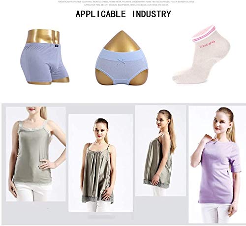 La Fibra De Plata RFID Anti-interferencia Anti-radiación De Diamante del Enrejado De La Tela, Plata Diamante Tela del Enrejado, Utilizado For La Fabricación De Ropa Interior Cortinas (Color : 1m)