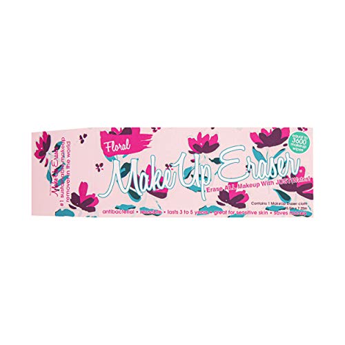 La goma de borrar de maquillaje original sin químicos, elimina el maquillaje con agua, diseño floral