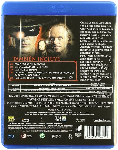 La Mascara Del Zorro - Bd [Blu-ray]