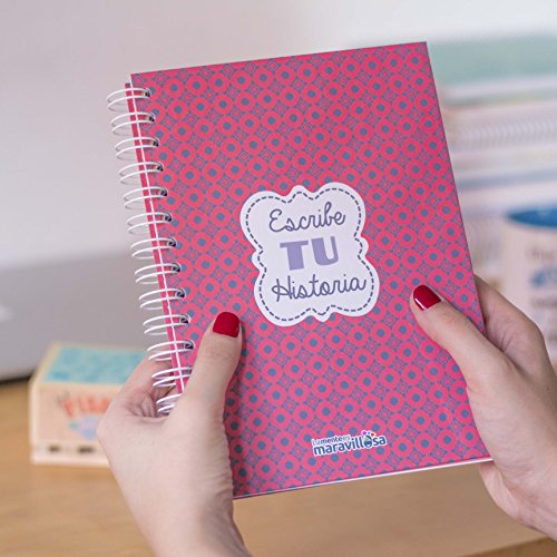 La Mente es Maravillosa - Cuaderno A5 (Escribe tu historia) Regalo para amiga con dibujos (Diseño Historia)