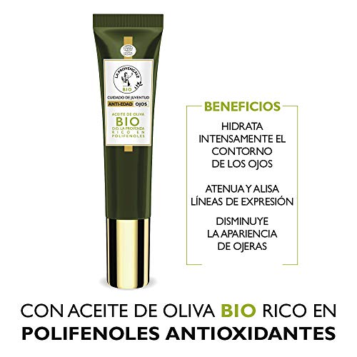 La Provençale Bio Contorno de Ojos Antiedad con Aceite de Oliva Bio - 15 ml