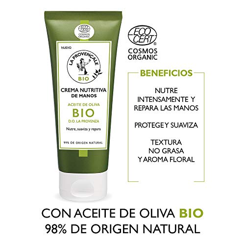 La Provençale Bio Crema de Manos Nutritiva con Aceite de Oliva Bio - 75 ml