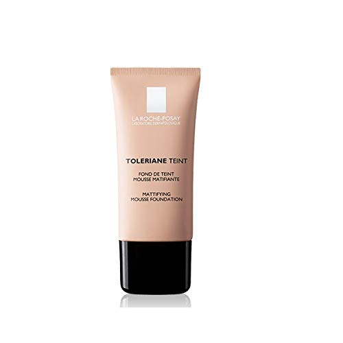 LA ROCHE POSAY Toleriane Teint Fondo de Maquillaje, Mousse Matificante, SPF20, color 04 BEIGE Dore, 30ML