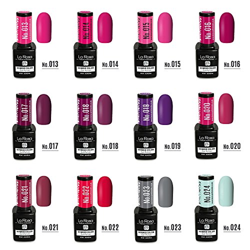 La Rosa UV LED Hybrid Color Gel Esmalte Semipermanente Gellack no.070 - rosa coral