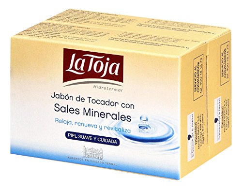 La Toja - Jabón de Manos Hidrotermal - Relaja, renueva y revitaliza con la fragancia exclusiva de La Toja - 1 pack de 2 pastillasx125gr