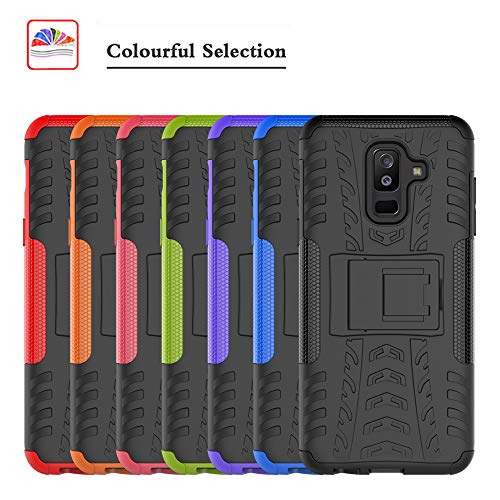 Labanema Galaxy A6 Plus 2018 Funda, [Heavy Duty] [Doble Capa] [Protección Pesada] Híbrida Resistente Funda Protectora y Robusta para Samsung Galaxy A6 Plus 2018 (con 4 en 1 Regalo empaquetado) - Rosa