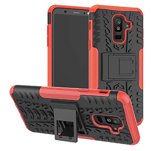 Labanema Galaxy A6 Plus 2018 Funda, [Heavy Duty] [Doble Capa] [Protección Pesada] Híbrida Resistente Funda Protectora y Robusta para Samsung Galaxy A6 Plus 2018 (con 4 en 1 Regalo empaquetado) - Rosa