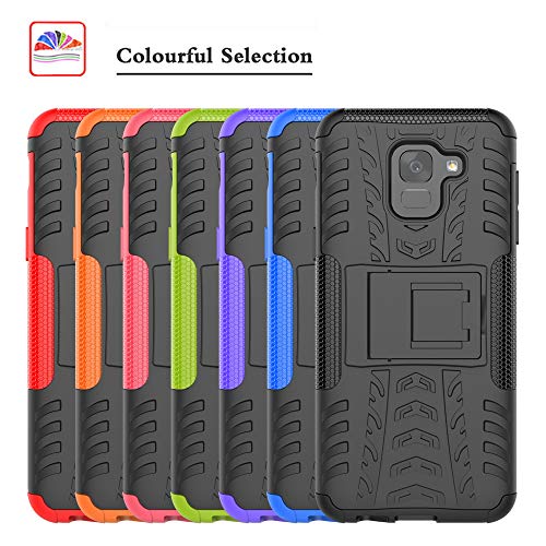 Labanema Galaxy J6 2018 Funda, [Heavy Duty] [Doble Capa] [Protección Pesada] Híbrida Resistente Funda Protectora y Robusta para Samsung Galaxy J6 2018 (con 4 en 1 Regalo empaquetado) - Rosa