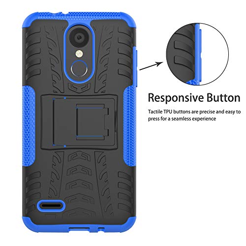 Labanema LG K8 / LG K9 2018 Funda, [Heavy Duty] [Doble Capa] [Protección Pesada] Híbrida Resistente Funda Protectora y Robusta para LG K8 2018 / LG K9 2018 (con 4 en 1 Regalo empaquetado) - Azul
