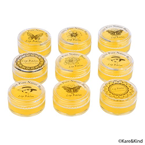 Labels for Lip Balm Container Jars - Value Pack of 600 Stickers - 200 Writable and 400 Printed Stickers - Self Adhesive - Easy to Peel, Apply and Remove - Fineliner Pen Included for Label Writing