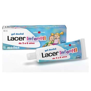 Lacer Junior Gel Dental Infantil Fresa 2-6 años, 50ml