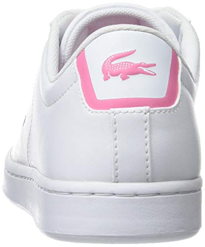 Lacoste Carnaby EVO BL 2 SUJ, Zapatillas Unisex Adulto, Blanco (B53 White/Pink), 38 EU