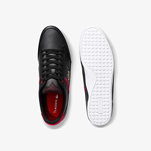 Lacoste Chaymon 0120 2 CMA, Zapatillas para Hombre, Noir Blk Red, 44 EU