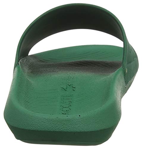 Lacoste Croco Slide 119 1 737cma00181r7, Sandalias de Punta Descubierta para Hombre, Verde (Grn/Wht 1r7), 42 EU
