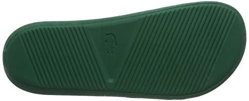 Lacoste Croco Slide 119 1 737cma00181r7, Sandalias de Punta Descubierta para Hombre, Verde (Grn/Wht 1r7), 42 EU