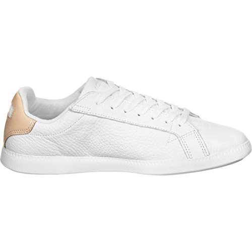 Lacoste Graduate 120 1 SFA, Zapatillas para Mujer, Blanco (Wht/Nat), 39 EU