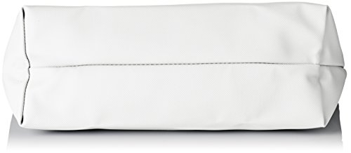 Lacoste NF1888PO, Bolso bandolera para Mujer, BLANCO BRILLANTE (Bright White), 29.5 x 14 x 35 cM