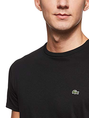 Lacoste TH6709, Camiseta para Hombre, Negro (Noir), S (Talla del fabricante: 3)