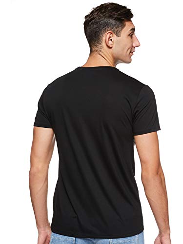 Lacoste TH6709, Camiseta para Hombre, Negro (Noir), S (Talla del fabricante: 3)