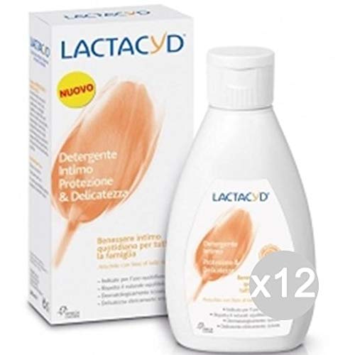 Lactacyd Juego de 12 Limpiador íntimo Neutro prot-delic.200 Tratamiento E higiene del Cuerpo, Multicolor, única