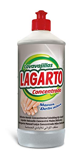 Lagarto Lavavajillas Mano Concentrado - Manos Delicadas - Paquete de 15 x 750 ml - Total: 11250 ml