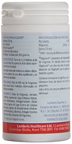 Lamberts MagAsorb 150 mg - 60 Tabletas