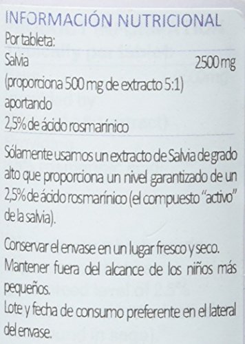 Lamberts Salvia 2500mg - 90 Tabletas (8577-90)