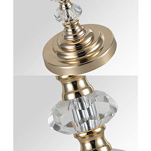 Lámparas de Mesa y mesilla de Noche Lámpara de Mesa de Cristal de Tela Minimalista Europea Moderna Lámpara de mesita de Dormitorio Lámpara de Mesa de Sala de Estar Lámparas de Escritorio