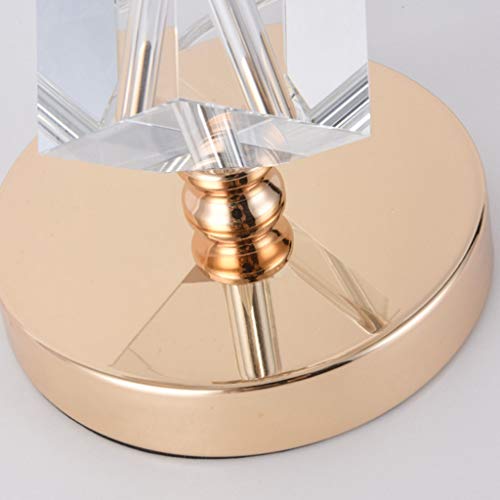 Lámparas de Mesa y mesilla de Noche Lámpara de Mesa de Cristal Moderna Minimalista Europea Lámpara de mesita de Noche Lámpara de Mesa Creativa Lámparas de Escritorio (tamaño : 61 * 33cm)