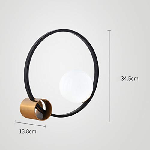 Lámparas de mesa y mesilla de noche Nordic Post-modern Minimalist Personalidad Dormitorio creativo Estudio de cabecera Computadora Escritorio Trabajo Decoración Vidrio Lámpara de mesa Lámparas de escr