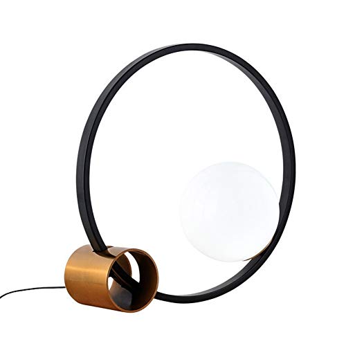 Lámparas de mesa y mesilla de noche Nordic Post-modern Minimalist Personalidad Dormitorio creativo Estudio de cabecera Computadora Escritorio Trabajo Decoración Vidrio Lámpara de mesa Lámparas de escr