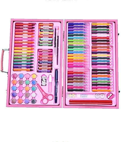 Lápices de arte for colorear El conjunto de colores Conjunto del bosquejo Haciendo linda regalos for niños y adultos de los niños Conjunto Doodle y Tableros del garabato (color: rosa, Tamaño: Tamaño l