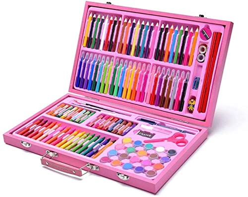 Lápices de arte for colorear El conjunto de colores Conjunto del bosquejo Haciendo linda regalos for niños y adultos de los niños Conjunto Doodle y Tableros del garabato (color: rosa, Tamaño: Tamaño l