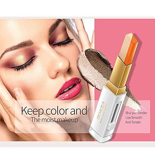 Lápiz de sombras de ojos, Gradiente Doppio Colori Brillo de ojos Eyeliner Eye Cream Pen Trucco Cosmetic Drive (#104)