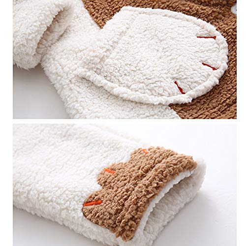 Las Mujeres De Manga Larga Pijama Conjunto Pijamas Set de vacaciones pijama botón for mujer ropa de dormir Coral Fleece Velvet 2-pieza completa la ropa de noche de Loungewear caliente grueso Blanca In