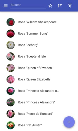 Las variedades de rosas