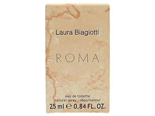 Laura Biagiotti Roma 25ml eau de toilette Mujeres - Eau de toilette (Mujeres, 25 ml, Envase no recargable, Bergamota, Menta, Cassis, Sicily Bergamot, Mint, Carnación, Jazmín, Rosa, Tuborosa)