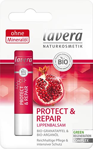 lavera Protect & Repair Labios Bálsamo ∙ Vegan ∙ bio Planta Agentes Natural cosmético Natural & innovadora labio Cuidado 6 Pack (6 x 1 pieza)