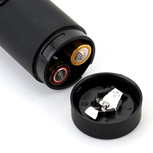 Lawei - Espumador de leche de mano eléctrico, funciona con pilas, espumador automático para café, latte, capuchino, chocolate caliente, incluye soporte