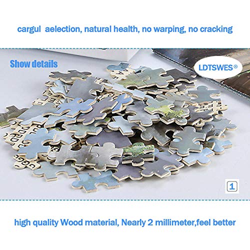 LDTSWES® Rompecabezas de Anime de Japón Rompecabezas, Rompecabezas de Madera de 1000 Piezas, para Jugar en casa Juegos de Ocio Rompecabezas sin Marco-Siete pecados Capitales