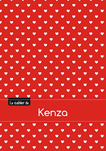 Le cahier de Kenza - Blanc, 96p, A5 - Petits c urs (Tout âge)