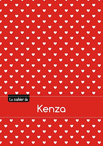 Le cahier de Kenza - Blanc, 96p, A5 - Petits c urs (Tout âge)