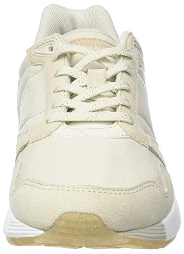 LE COQ SPORTIF Omega X W Metallic, Zapatillas para Mujer, Beige (Turtle Dove/Rose Gold Creme), 37 EU