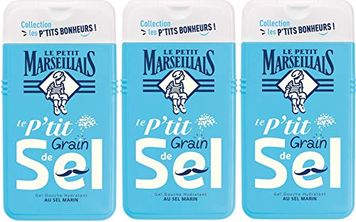 Le Petit Marseillais gel de ducha hidratante Mar Sal 250 ml - juego de 3