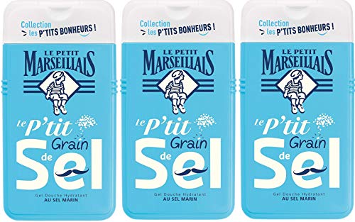 Le Petit Marseillais gel de ducha hidratante Mar Sal 250 ml - juego de 3