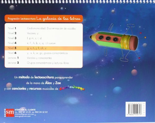 Lectoescritura 5, Pauta. La galaxia de las letras - 9788467554717