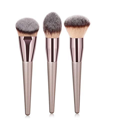 LEDADIE Make-up Pinsel LEDADIE maquillage Kit Champagne LEDADIE Pinceles Set para Foundation Powder Blush Eyeshadow Make Up Brush Cosmetics Beauty Tool-3pcs